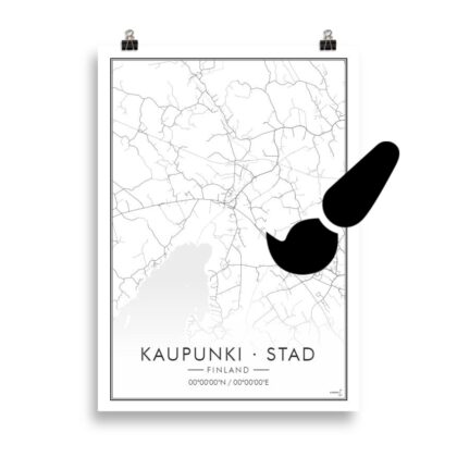 Kartta juliste omasta kohteesta