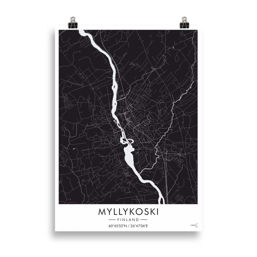 MYLLYKOSKI juliste musta
