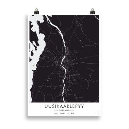 UUSIKAARLEPYY juliste musta